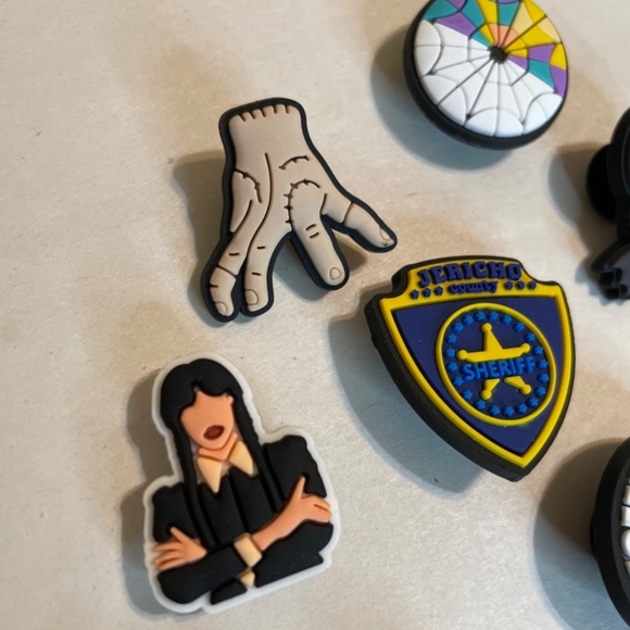 Wednesday Addams generic crocs charms - Picture 5 of 8